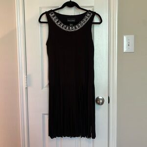 NWT Frank Lyman Jeweled Fringe Tunic